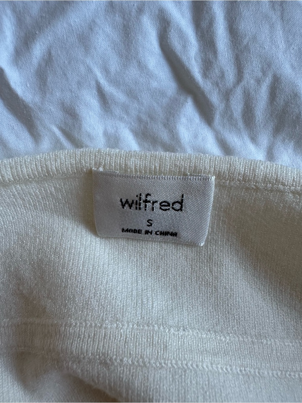 Wilfred Cream Knit Cropped Cami - Picture 5 of 8
